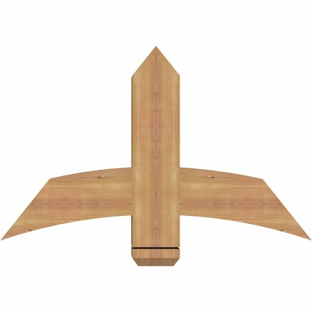 Ekena Millwork Bellingham Timber Gable Bracket, Western Red Cedar, 36"W x 23"H x 5 1/2"D x 5 1/2"F, 15/12 Pitch GBW036X23X0606BEL00SWR